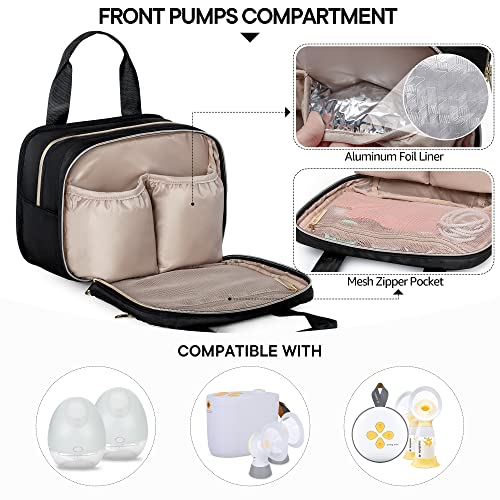 Torbica za nošenje pumpe za prijenosnike s hladnjakom, komplet s pumpicom za dojke, torbica s rukavom za prijenosno računalo