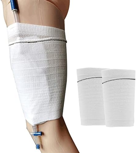 2pcs Kateter držač vrećice za noge, tkaninski alati za podršku muških ＆ ženskog inkontinencije vrećice urina, elastične noge za pranje