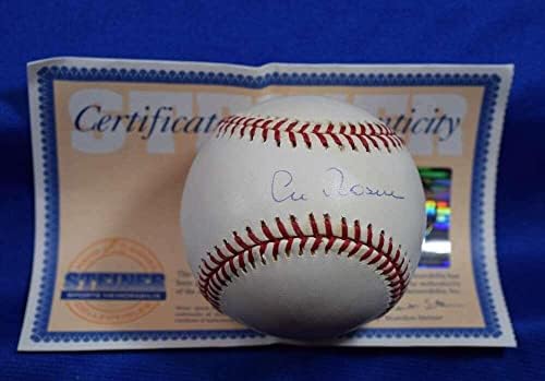 Al Rosen Steiner Coa Autogram American League Oal potpisao bejzbol - Autografirani bejzbols