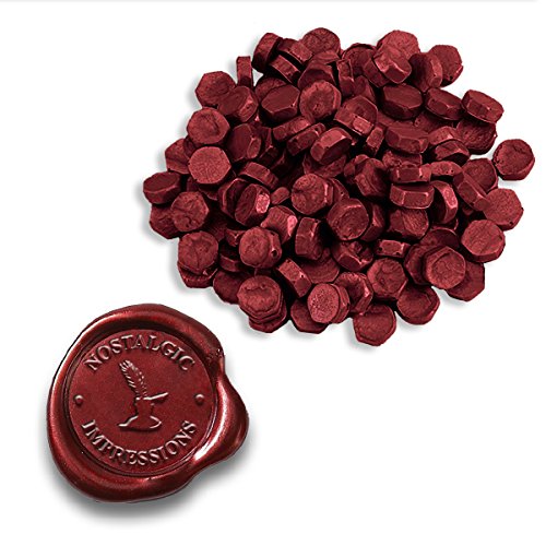 Premium Crimson Crveni biser za brtvljenje voštanih kuglica Pound Bulk Saver Pack- 1 lb markica za pečat od voštanih plodova, pilotsko