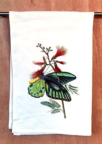 Flonzgift ručnik za čaj prekrasan leptir vintage print pamuk kuhinjski ručnik 22 x30