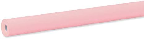 Pacon -bez papirnatih koluta, težina veze od 50 lb, 48 x 50 ft, ružičasta