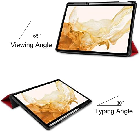 Tablet PC pokrivač kompatibilan sa Samsung Galaxy Tab S8 Plus 12.4 （SM-X800, SM-X806)/S7 Plus 12.4 /S7 Fe tableta, TPU stražnja ljuska,