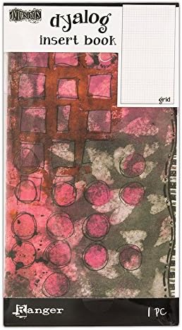 Ranger Dylusions Grid Insert Knjiga, papir, više boja, 21,1 x 11,5 x 0,6 cm