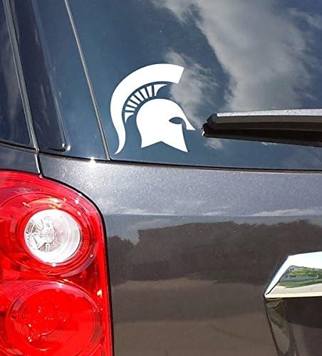 Naljepnice i naljepnice Michigan State University MSU Spartans naljepnica automobila Sparty Spartan Kaciga Head Heaticy Weather-otporni
