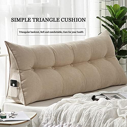 Akefg Trokutni jastuci jastuka za glavu dvostruka kauč velika leđa mekana vrećica jastuk jednostavan jastuk uklonjiv i pranje
