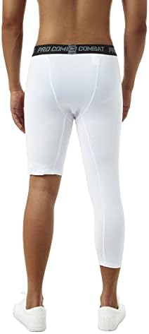 Muške kompresijske hlače s jednom nogom 3/4 Capri hulahopke sportske košarkaške tajice donje rublje za vježbanje osnovnog sloja