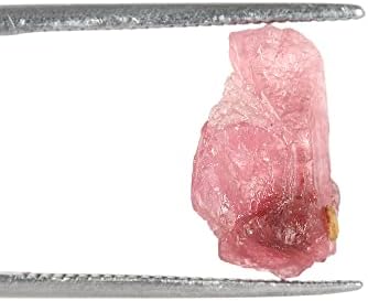 Gemhub rijetka sirova gruba brazilska ružičasta turmalina neobrezani zacjeljivanje kristala 3,40 ct labavi dragulj egl certificiran