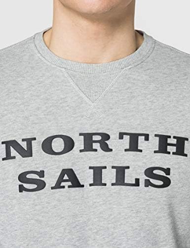 Sjeverno jedra muški okrugli vrat s grafičkim puloverom pulovera