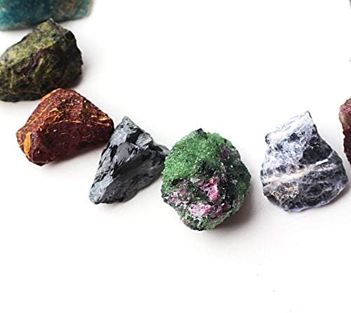 Upute 1 lot 14 vrsta kristala, kamen koji se prevrće, kameni kvarc, sirovi minerali, uzorak Mini dragog kamenja, dekor Reiki Čakre,