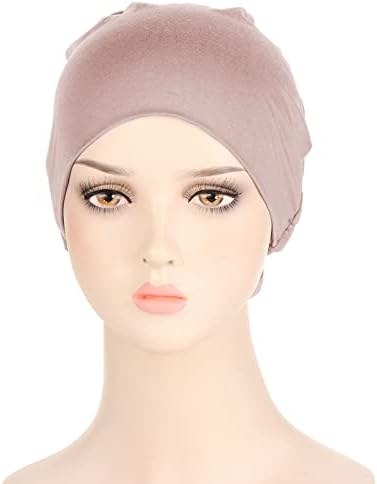 Ženske reverzibilne podesive perle pletenice za pletenice muslimanski rak raka kapica za spavanje kape za spavanje dječaci kratki računi