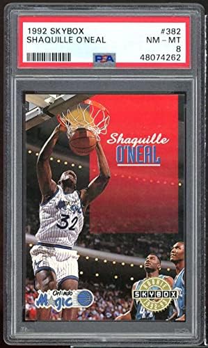 Shaquille O'Neal Rookie Card 1992-93 Skybox 382 PSA 8