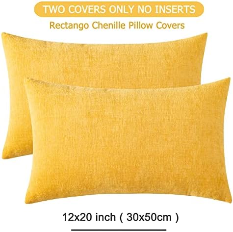 Lumbalni potporni jastuk ukrasni pravokutnik za bacanje jastuka prekrivača 12x20 inčni set od 2, super mekani jastučnica od jesenskog