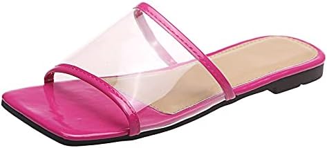 $ 2 / ljetne ženske sandale; kolekcija 2021; ženske modne Ležerne ravne japanke; prozirne sandale i papuče