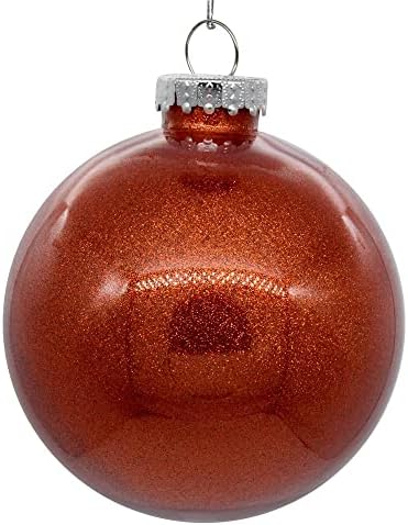 Vickerman 3 Clear Ball božićni ukras s gorkim sjajem unutrašnjosti.