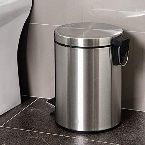 Lodly kanta za smeće, 8L kupaonica smeće kanta za okruglu nogu papučicu kanta za prašinu s poklopcem radne površine toaletna kuhinja