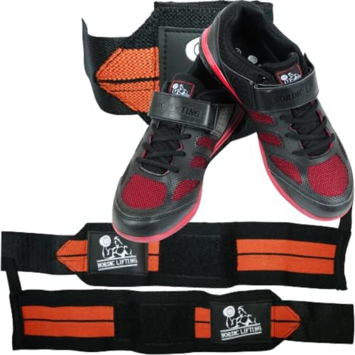 Obloge za zglobove 1p - Narančasti snop s cipelama Venja Veličina 10 - Crno crvena