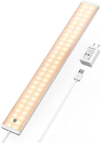 Podesiva LED Rasvjeta ispod ormarića s prekidačem osjetljivim na dodir, hladna bijela LED ploča od 6000 inča ispod pulta