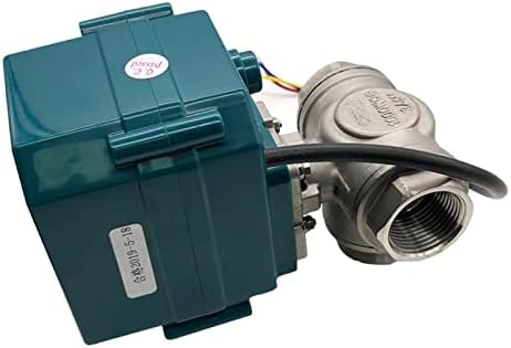 Motorizirani kuglični ventil od nehrđajućeg čelika 3-smjer DN15-25 puni provrt Veliki moment kuglični ventil 2/3 žice AC220V DC24V