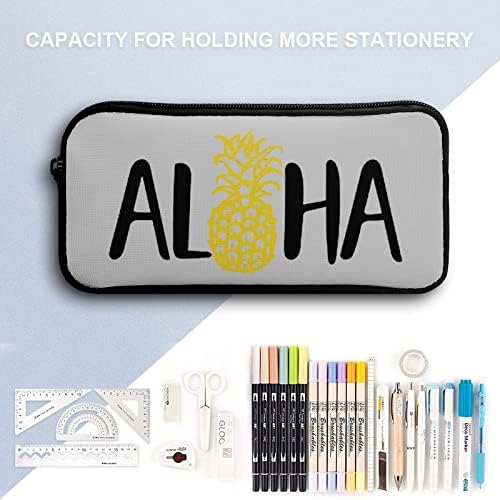 Aloha Hawaii Ananas olovka kućište visokog kapaciteta Kutija za šminkanje torbica YHO dizajn za uredsku školu