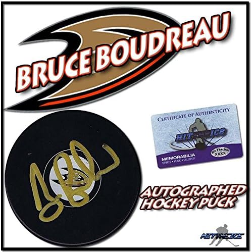 Bruce Boudreau potpisao je hokejaški pak Anaheim Ducks S HE-om * Novo * 2 - NHL pakovi s autogramima