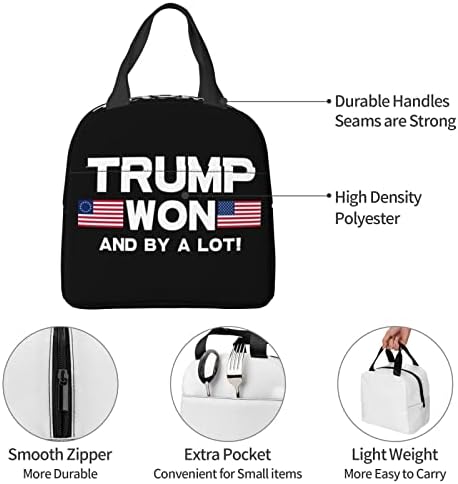 SWPWAB Trump je pobijedio i dosta prijenosna folija zagušena izolirana bento vreća za muškarce i za žene