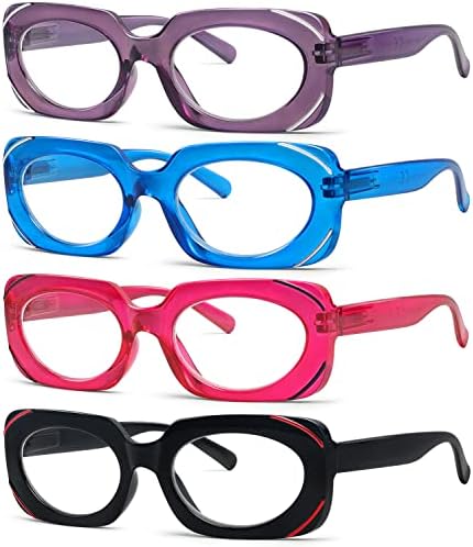 Eyekepper naočale za čitanje s 4 pakete za žene stilske čitatelje