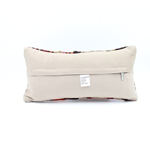 Bacite mini kilim jastuk 8x16 inčni moderni šareni Xsmall jastuk prugasti boho dizajn turskog stolice jastuk maleni trendi duguljasti