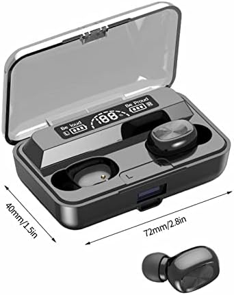 Bluetooth 5.1 Digitalni zaslon bežične slušalice prijenosne kutije za punjenje podudaranja uho slušalica izolirajući slušalice