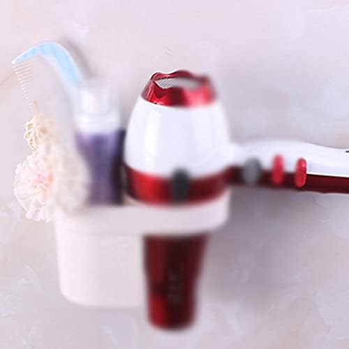 UXZDX nosač za sušenje za kosu bez uboda, spremište kupaonice za sušenje kose zid viseći polica za kosu za kosu