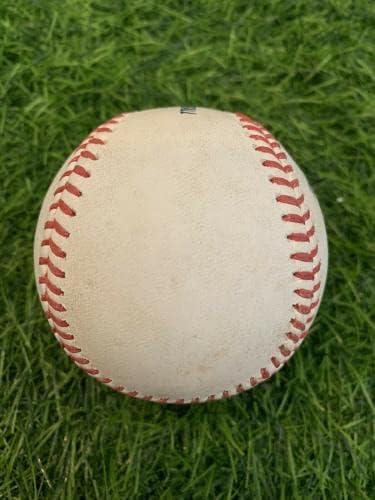 Igra Christian Yelich Milwaukee Brewers koristio je bejzbol RBI Triple MLB AUTH - MLB igra koristila bejzbol