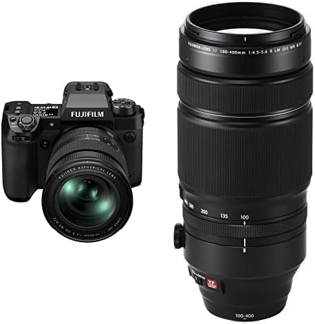 Kit objektiva za беззеркальной digitalni fotoaparat Fujifilm X-H2 XF16-80mm - crna + Fujifilm XF100-400mmF4.5-5.6 R LM OIS WR