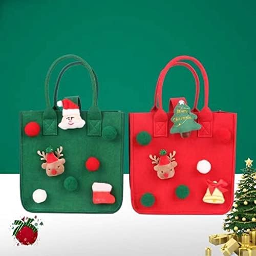 Kokiya 2X Božićno torba djeda mraza, torbe za tretira, torba za smještaj, zurke