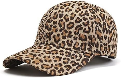SSDXY Leopard Baseball Hat za žene kamiondžija za žene podesivi remen Neugrađeni ljetni pamučni bejzbol kape