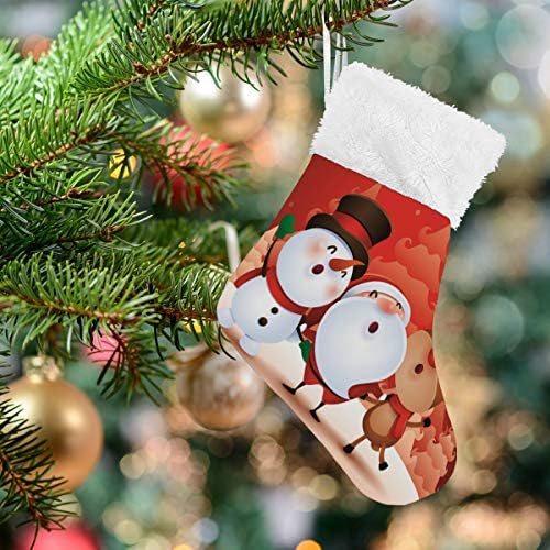 Alaza božićne čarape Sretan Božić klasik Personalizirani ukrasi za male čarape za obiteljski blagdanski dekor za zabavu od 4,7.87