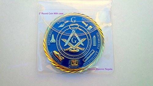 2 Masonski novčić za slobodne zidove komemorativni 3D dizajn sa slučajem