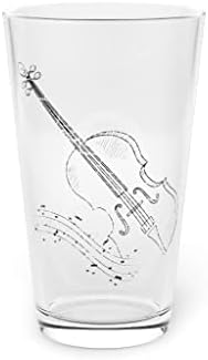 Pivska čaša Pinta 16 oz humoristični orkestar gudački instrument za ljubitelje batina novost lutnja mandolina 16 oz