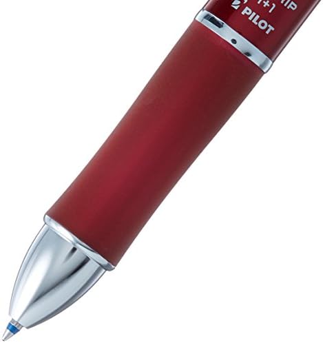 Pilot dr. Grip 4+1, 4 u boji 0,7 mm kuglica Multi Pen i 0,5 mm mehanička olovka - Bordeaux tijelo