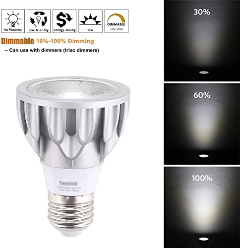 LED žarulje od 920, reflektor s prigušivanjem od 12 vata, ekvivalent halogena od 100 vata, uski kut snopa od 24 inča, hladno bijeli
