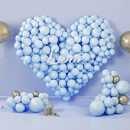 Kusamue Baby Blue Baloon Set - 12 inča 70 pcs Kvaliteta lateks zabava baloni DIY Garland Arch Kit za proslave ukrasa, podržava punjenje