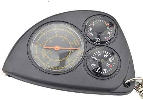 TJLSS multifunkcionalni vodič prijenosne igle prijenosni vanjski kompas termometar putovanja kara