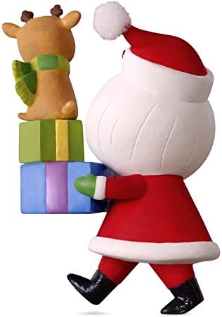 Hallmark Keepsake Božićni ukras 2018. godine Datum Santa Kringle i Kris isporučujući poklone
