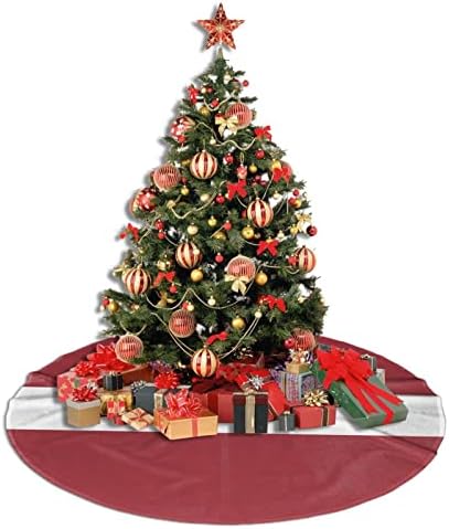 Suknja za božićno drvce, latvijska stabla stabla od 30-48 inča za božićne ukrase za odmor za zabavu