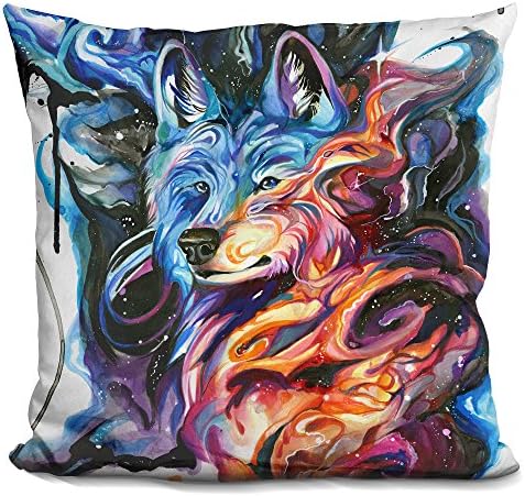 Lilipi Galaxy Wolf Dekorativni naglasak jastuk za bacanje