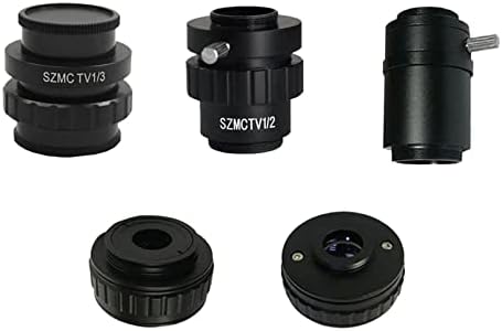 DEIOVR Profesionalni binokularni stereo mikroskop CTV adapter, 0,5x 1x 1/3 sučelje za sinkronizaciju održavanja Veliko vidno polje