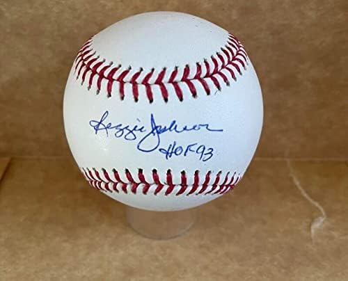 Reggie Jackson Yankees Hof 93 Potpisan autogramiranim M.L. Baseball - Autografirani bejzbol