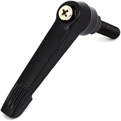 Aexit m8x30 mm navojni kuglični gumbovi podesivi stezanje ručice ručice strojevi strojevi muški kuglica gumba crni
