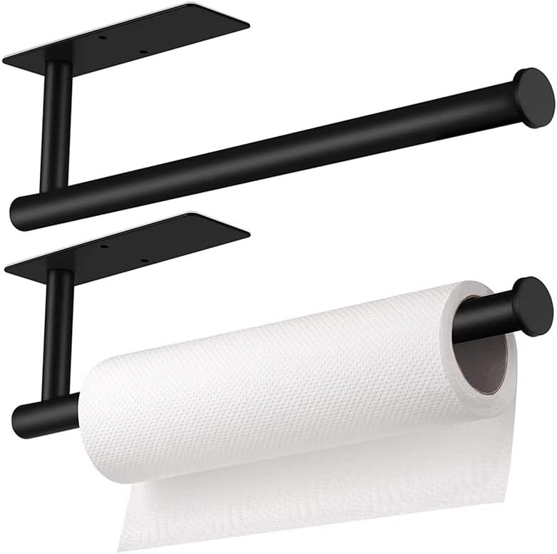 N/A ljepljivi držač toaletnog papira 304 Brutka od nehrđajućeg čelika Zlatni papirnati ručnik kolut crna kupaonica Kuhinja dugačka