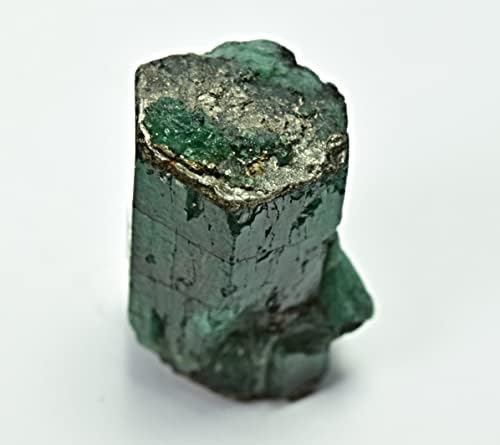 Nevjerojatni završeni prirodni smaragdni kristal s piritom ontop i dno 13,80 Crat