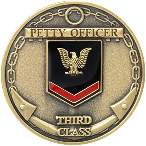 Sjedinjene Države mornarice sitni časnik treće klase Rang Challenge Coin